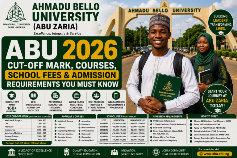 Ahmadu Bello University (ABU Zaria)